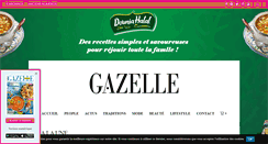Desktop Screenshot of gazellemag.com